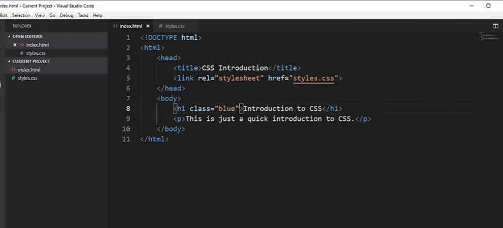 CSS programming code